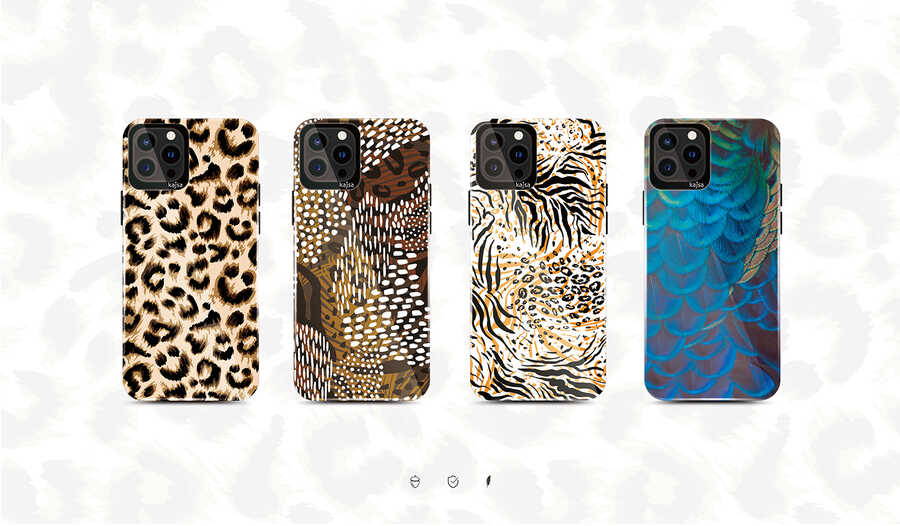 Apple iPhone 13 Pro Max Uyumlu Kılıf Kajsa Wild Kapak - 7