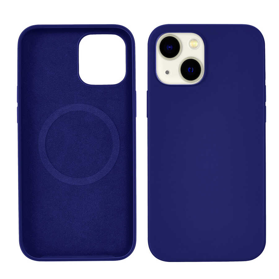 Apple iPhone 13 Uyumlu Kılıf Zore Silksafe Wireless Kapak - 4