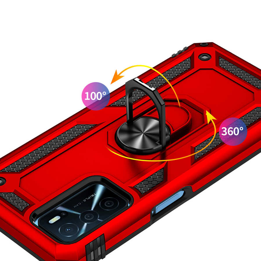 Oppo A16 Uyumlu Kılıf Zore Vega Kapak - 4