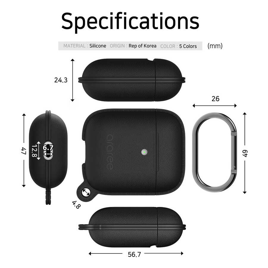 Apple Airpods Uyumlu Kılıf Araree Pops Kapak - 16