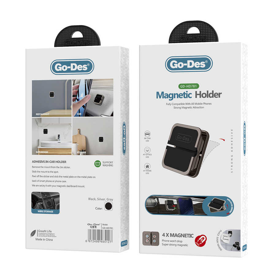 Go Des GD-HD781 Magnetic Araç Telefon Tutucu - 1