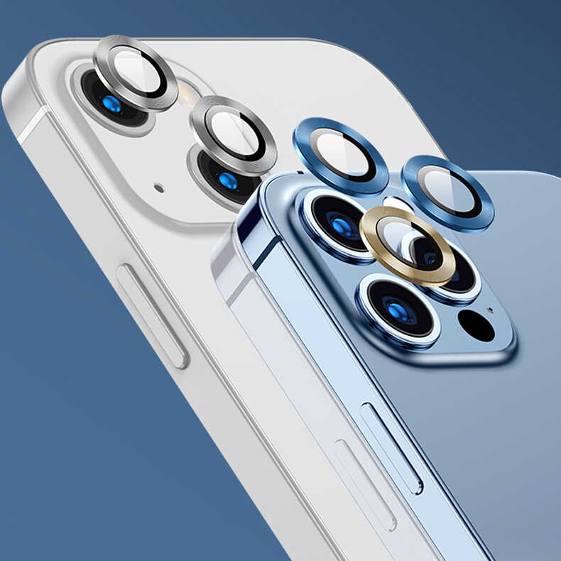 Apple iPhone 13 Pro Max Uyumlu CL-04 Kamera Lens Koruyucu - 5