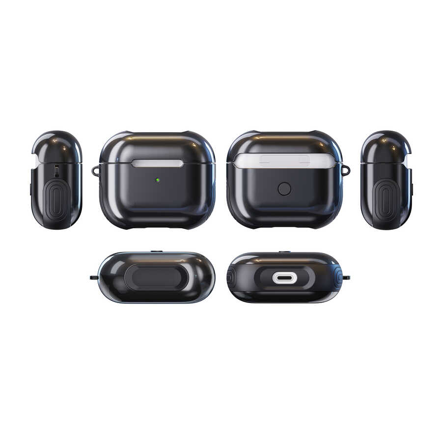 Apple Airpods 3. Nesil Uyumlu Kılıf Zore Shockproof Silikon - 1