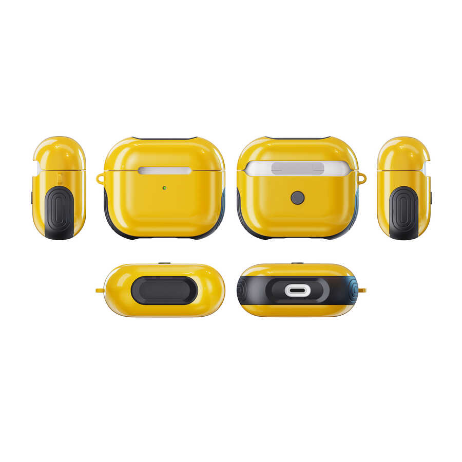 Apple Airpods 3. Nesil Uyumlu Kılıf Zore Shockproof Silikon - 9