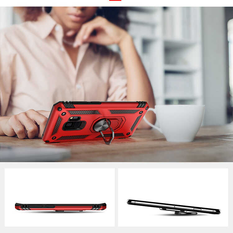 Samsung Galaxy S9 Uyumlu Kılıf Zore Vega Kapak - 11