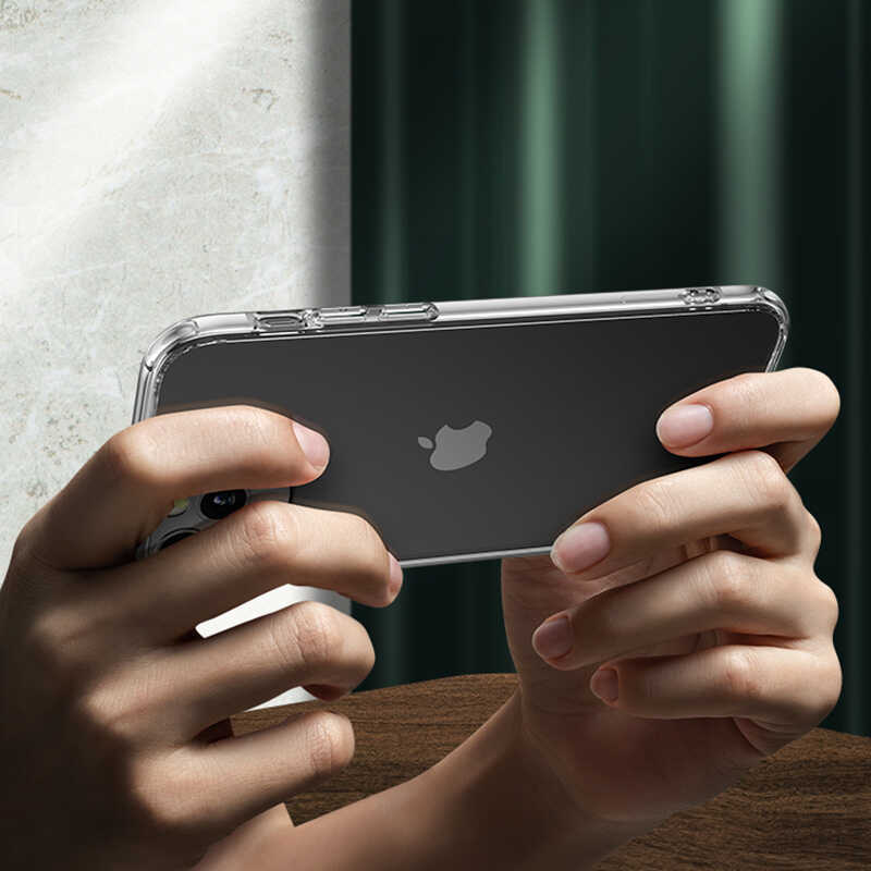 Apple iPhone 13 Pro Uyumlu Kılıf Benks ​​​​​​Magic Crystal Clear Glass Kapak - 4