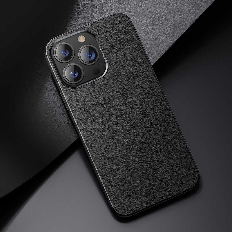 Apple iPhone 13 Pro Uyumlu Kılıf Benks Magnetic Hakiki Deri Kılıf - 1
