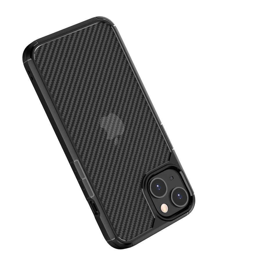 Apple iPhone 13 Mini Uyumlu Kılıf Zore İnoks Kapak - 6