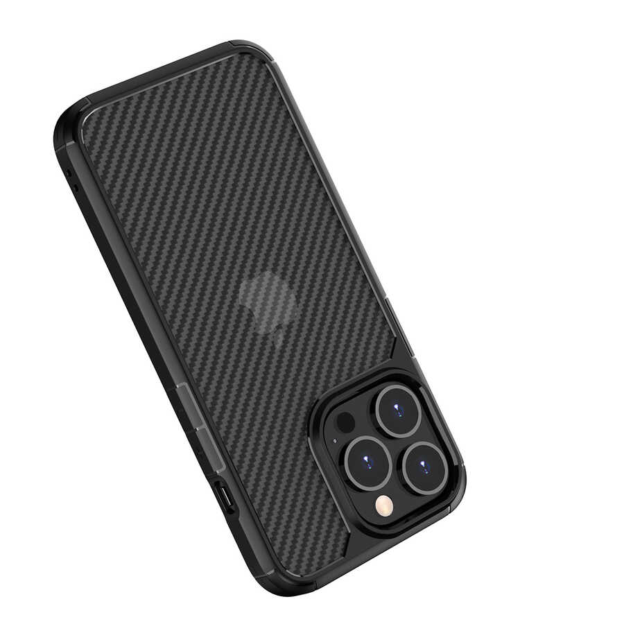 Apple iPhone 13 Pro Max Uyumlu Kılıf Zore İnoks Kapak - 1