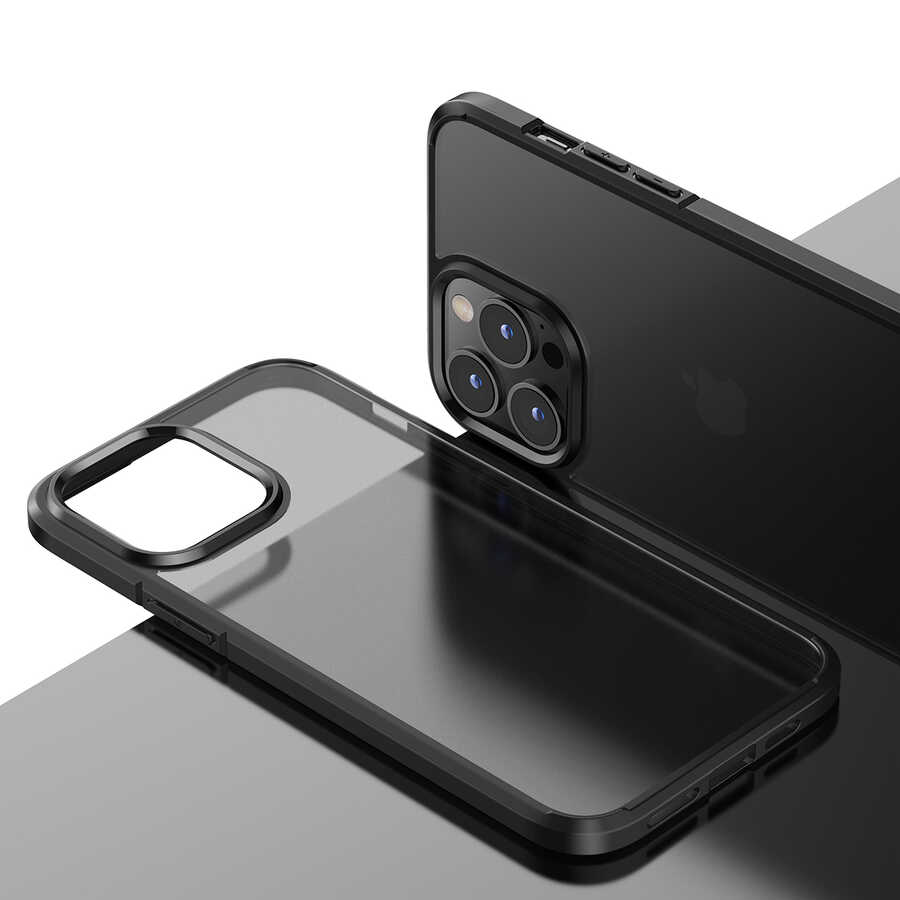 Apple iPhone 13 Pro Max Uyumlu Kılıf Wlons H-Bom Kapak - 6