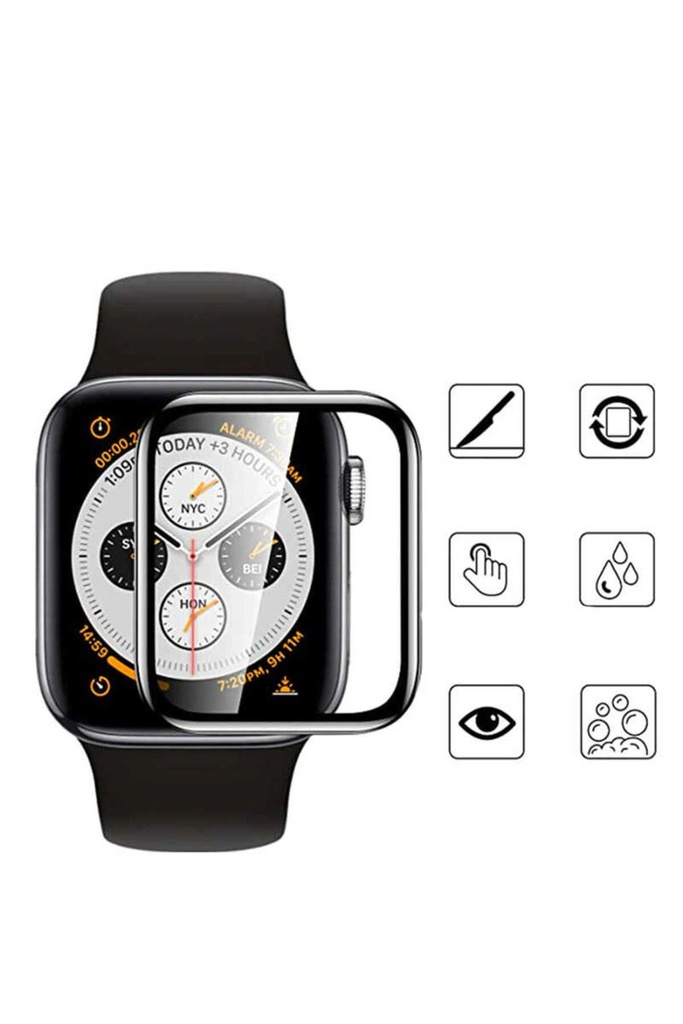 Apple Watch 44mm Uyumlu Zore Mat Eko PMMA Pet Saat Ekran Koruyucu