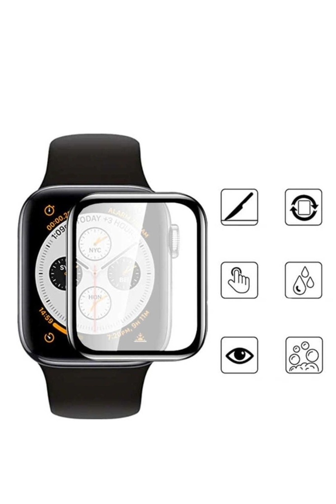 Apple Watch 7 41mm Uyumlu Zore Mat Eko PMMA Pet Saat Ekran Koruyucu