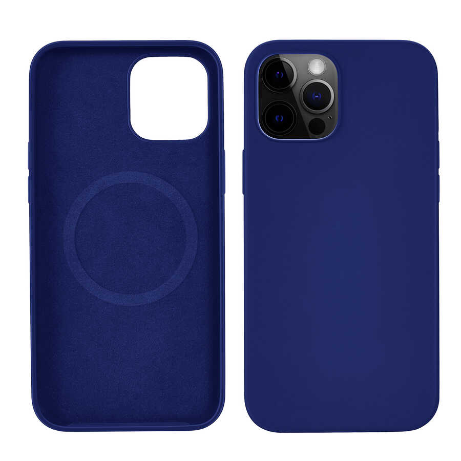 Apple iPhone 13 Pro Max Uyumlu Kılıf Zore Silksafe Wireless Kapak - 1