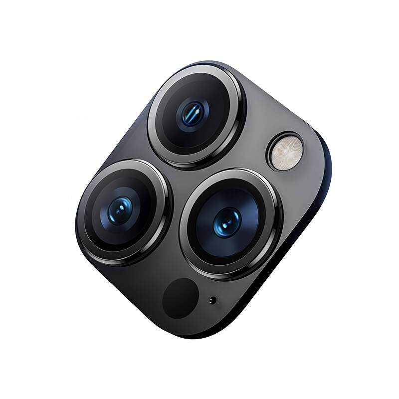 Apple iPhone 15 Pro Uyumlu Benks DR Sapphire Kamera Lens Koruyucu - 1