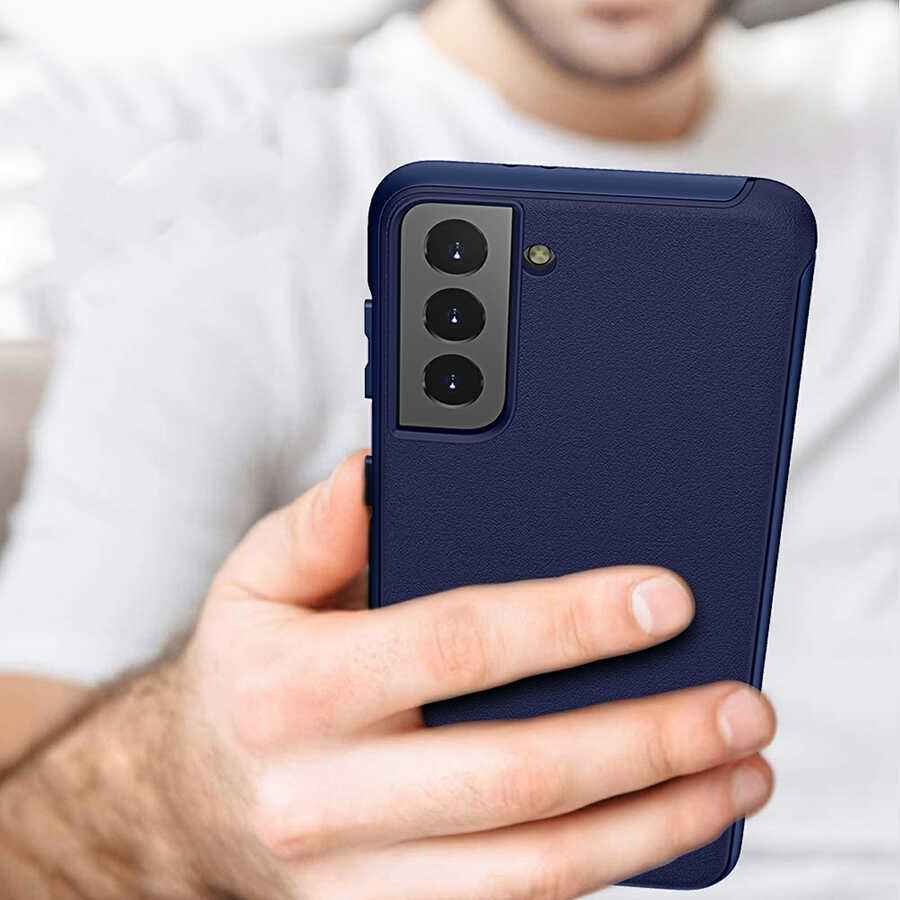 Samsung Galaxy S21 Uyumlu Kılıf ​​​​​Wiwu Sand Stone Kapak - 3