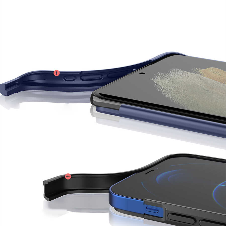 Samsung Galaxy S21 Ultra Uyumlu Kılıf ​​​​​Wiwu Sand Stone Kapak - 1