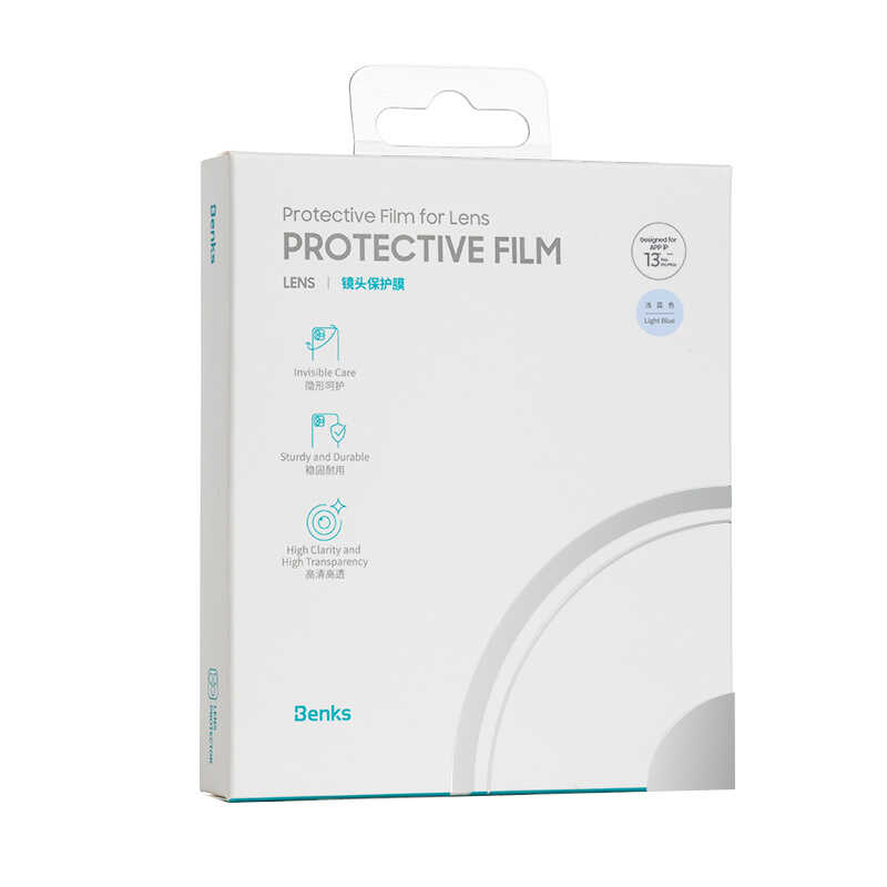 Apple iPhone 13 Pro Max Uyumlu Benks New KR Kamera Lens Koruyucu - 6