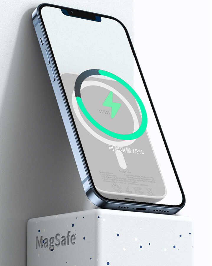 Wiwu SC5000A Magsafe Mıknatıslı Wireless Powerbank - 1