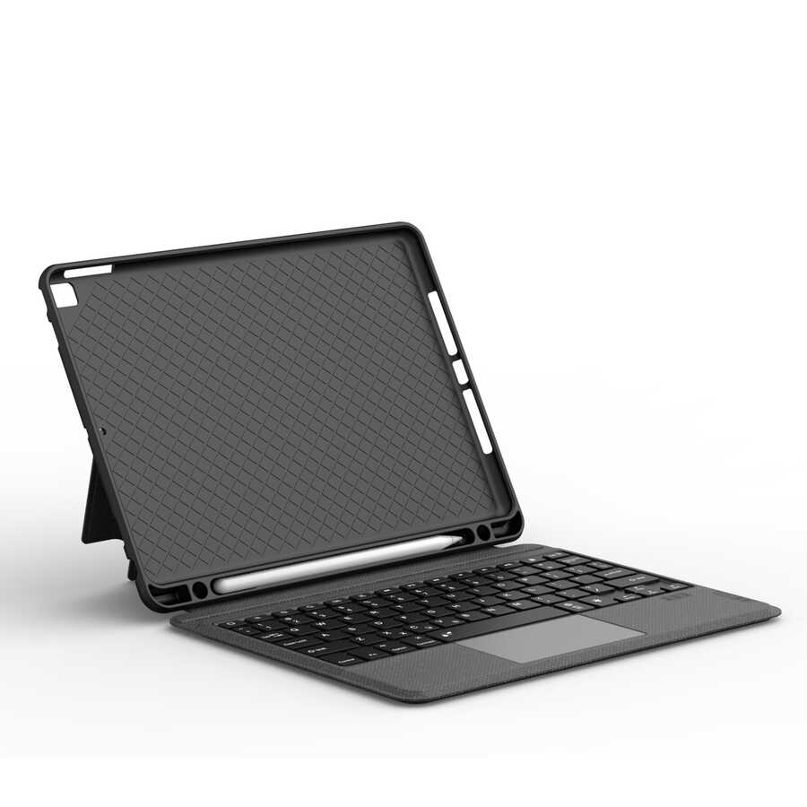 Apple iPad Pro 10.5 Uyumlu (7.Nesil) Wiwu Mag Touch Klavyeli Standlı Kılıf - 4