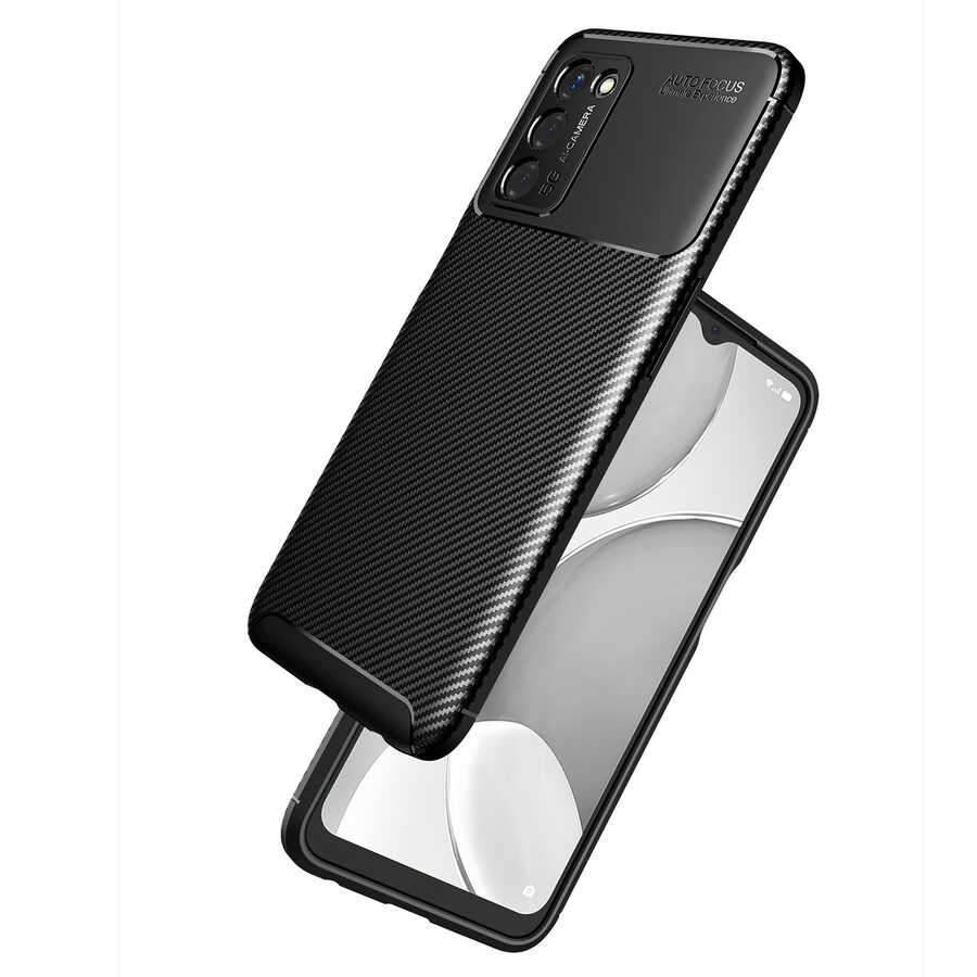 Oppo A55 5G Uyumlu Kılıf Zore Negro Silikon Kapak - 1