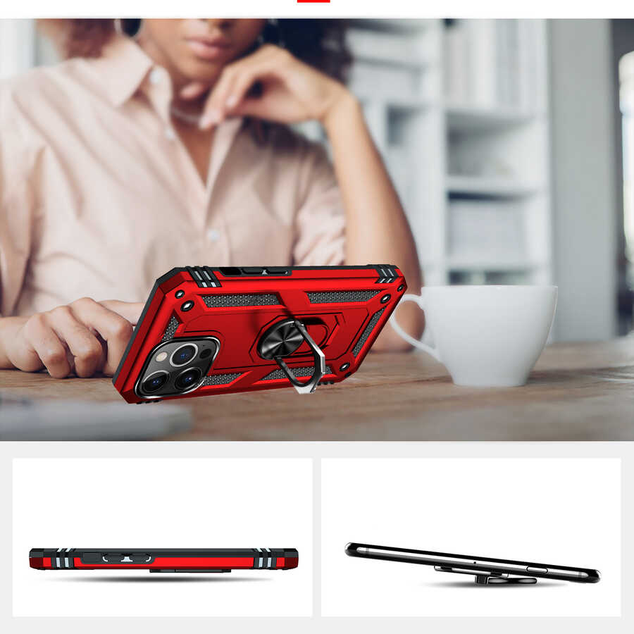 Apple iPhone 13 Pro Max Uyumlu Kılıf Zore Vega Kapak - 4