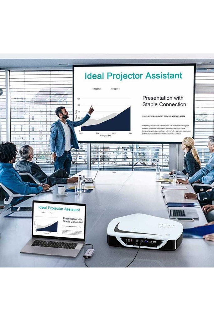 Qgeem QG-UH07-A Type-C Çoğaltıcı ve Dönüştürücü Hub Usb 3.0 HDMI 4K SD Kart 85W 5120Mbps