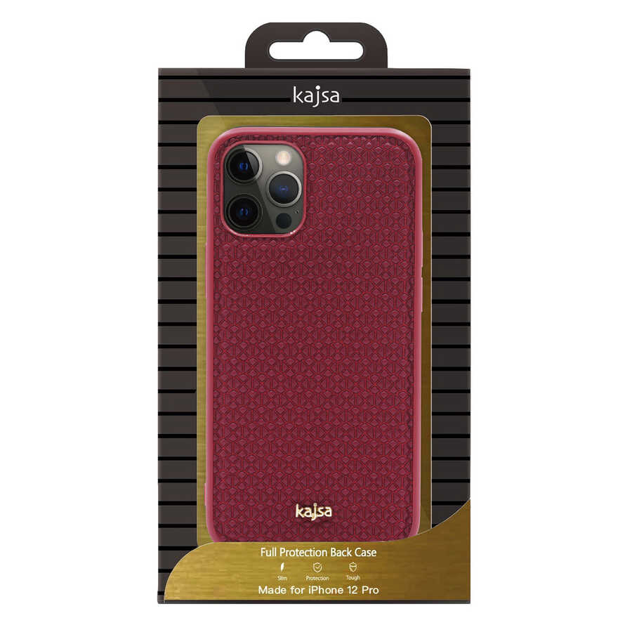 Apple iPhone 12 Pro Uyumlu Kılıf Kajsa Splendid Serisi 3D Leaf Kapak - 2