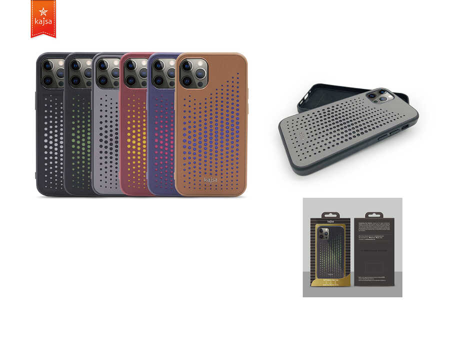 Apple iPhone 12 Pro Max Uyumlu Kılıf Kajsa Splendid Serisi Circle Kapak - 2