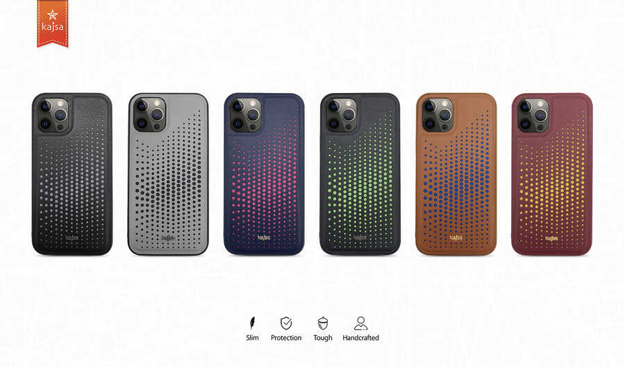 Apple iPhone 12 Pro Max Uyumlu Kılıf Kajsa Splendid Serisi Circle Kapak - 3