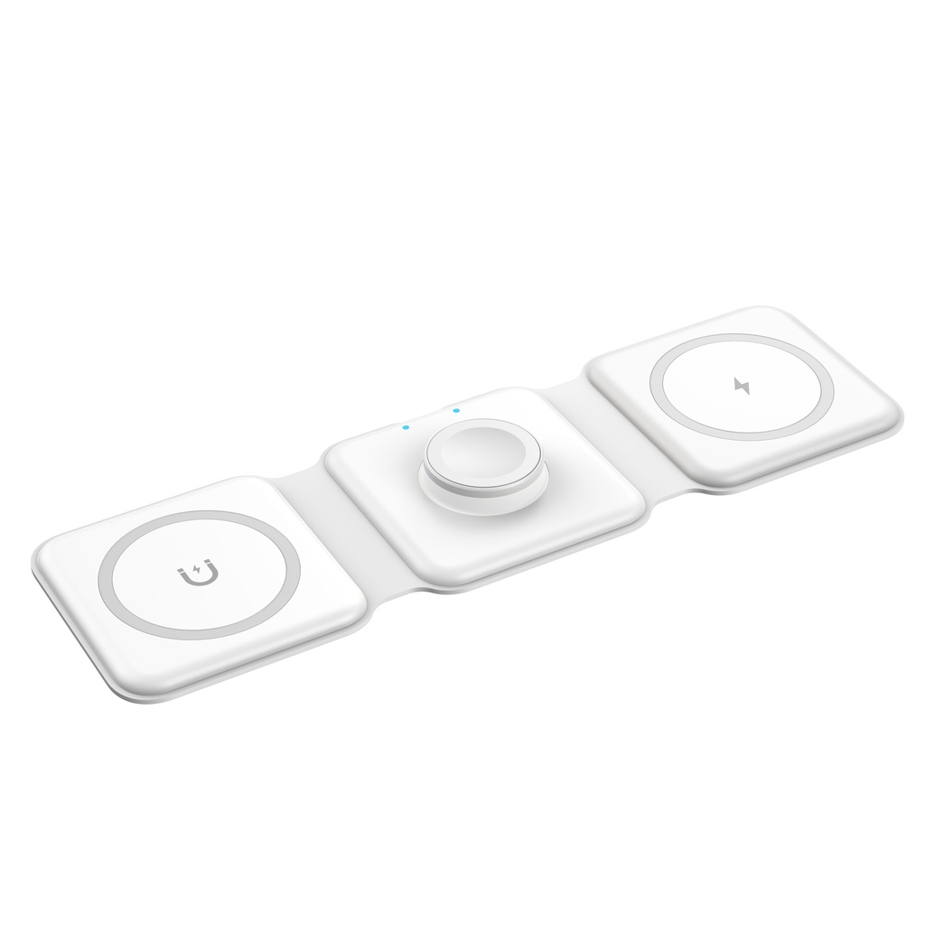 Wiwu Power Air M6 3 in 1 Mıknatıslı Kablosuz Şarj Standı - 9