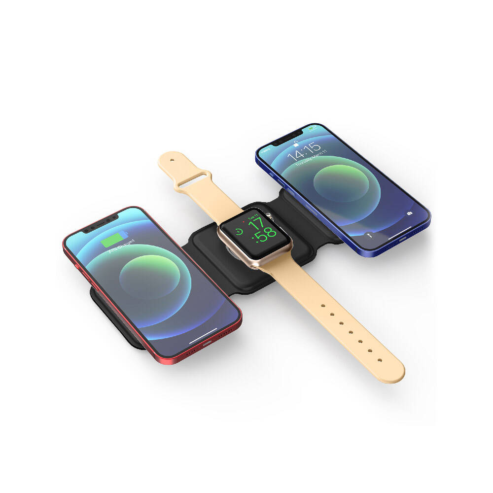 Wiwu Power Air M6 3 in 1 Mıknatıslı Kablosuz Şarj Standı - 12