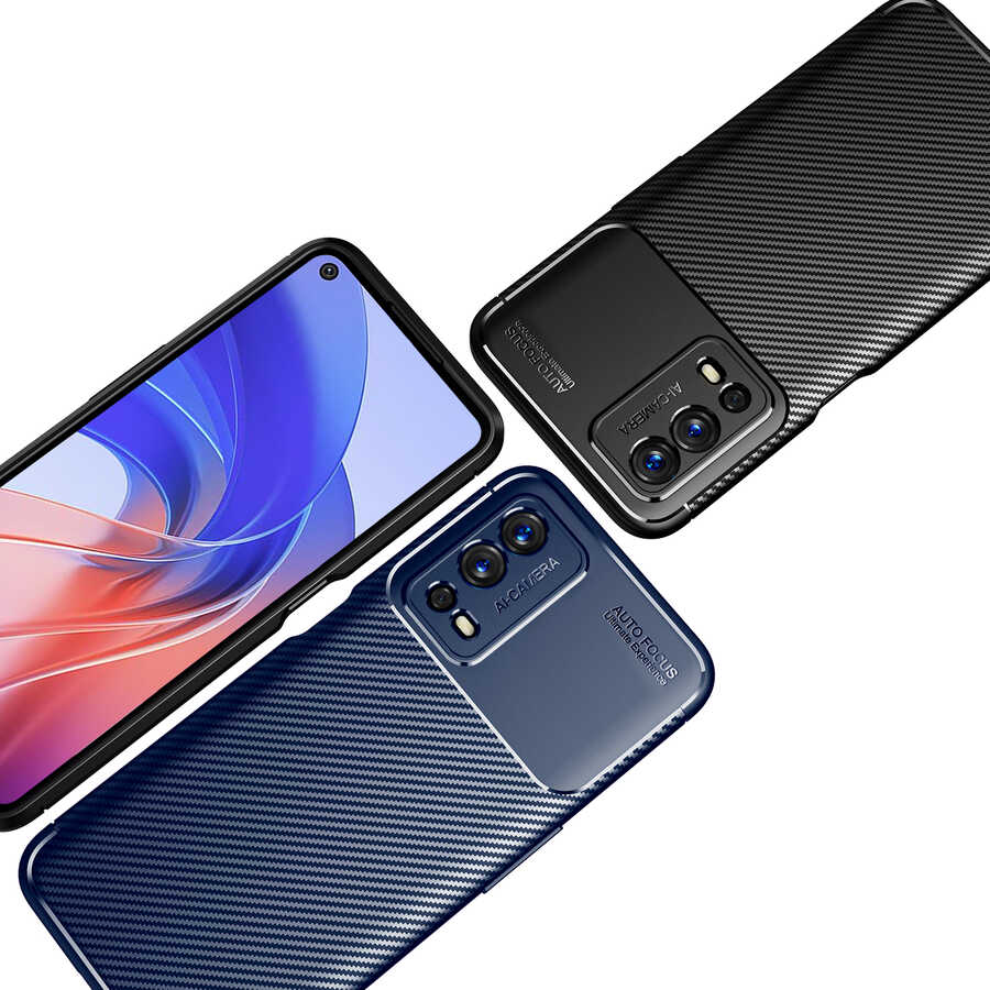 Oppo A55 4G Uyumlu Kılıf Zore Negro Silikon Kapak - 2