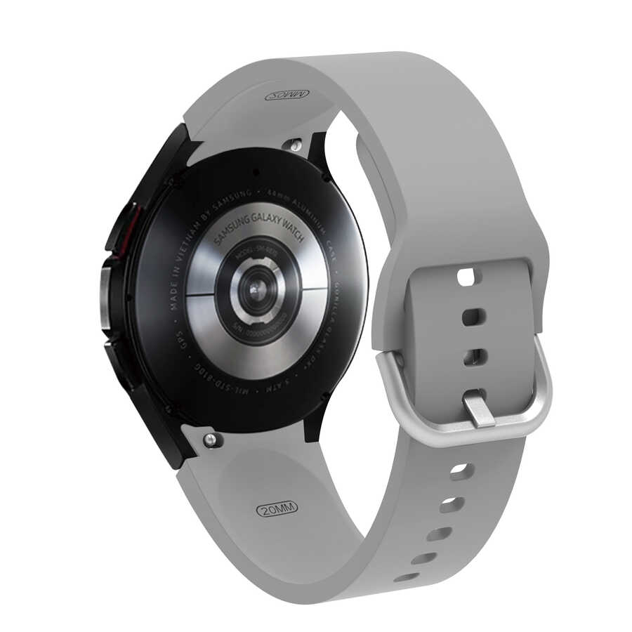 Samsung Galaxy Watch 4 44mm Uyumlu KRD-50 Silikon Kordon - 4