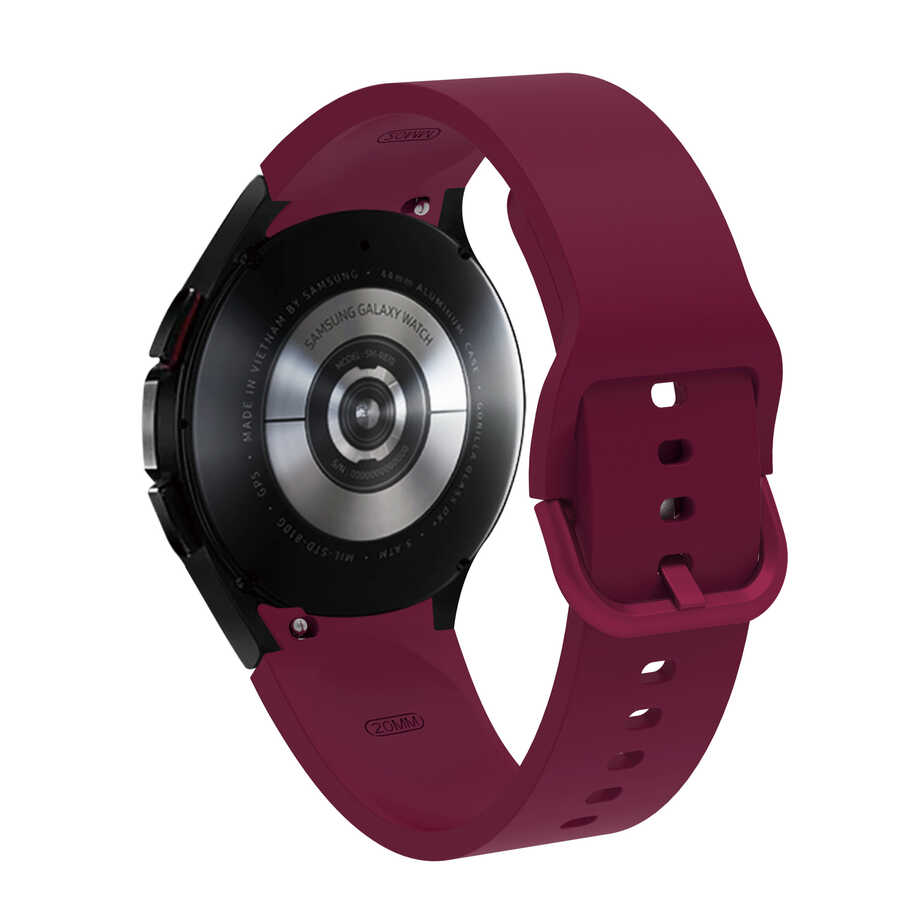 Samsung Galaxy Watch 4 Classic 46mm Uyumlu KRD-50 Silikon Kordon - 5