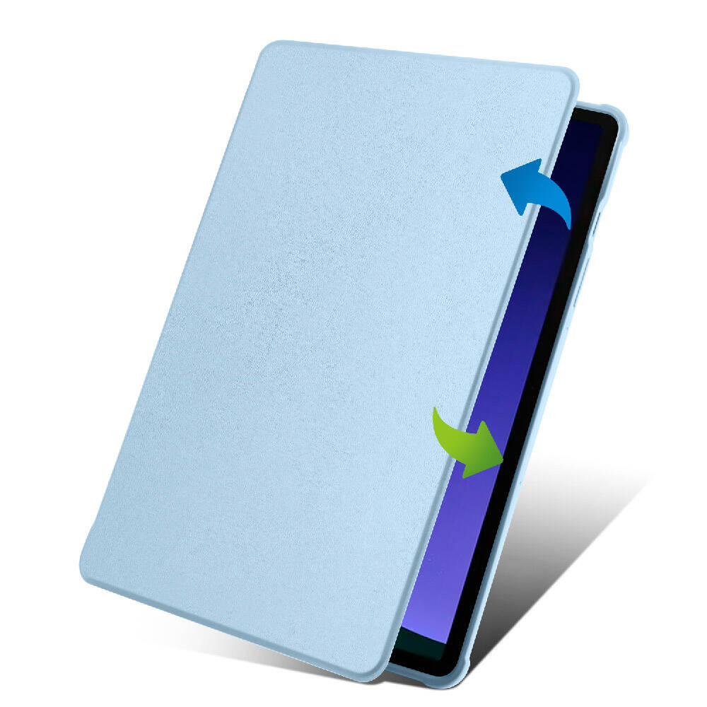 Samsung Galaxy Tab S9 Uyumlu Kılıf Zore Termik Kalem Bölmeli Dönebilen Standlı Kılıf - 4