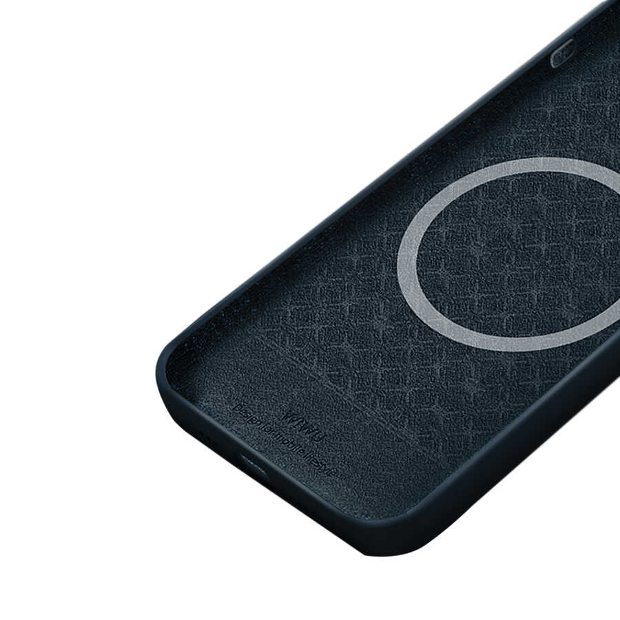 Apple iPhone 13 Pro Uyumlu Kılıf Wiwu Magsafe Magnetic Silikon Kapak - 10