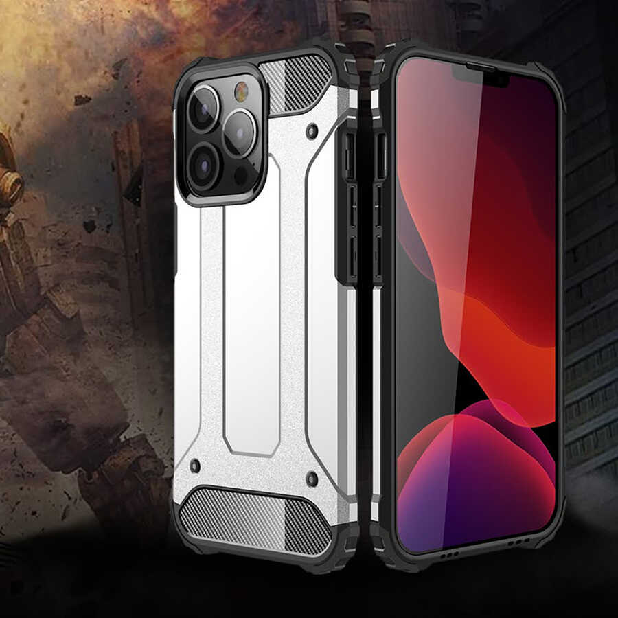 Apple iPhone 13 Pro Uyumlu Kılıf Zore Crash Silikon Kapak - 3