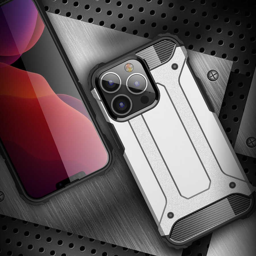 Apple iPhone 13 Pro Uyumlu Kılıf Zore Crash Silikon Kapak - 6