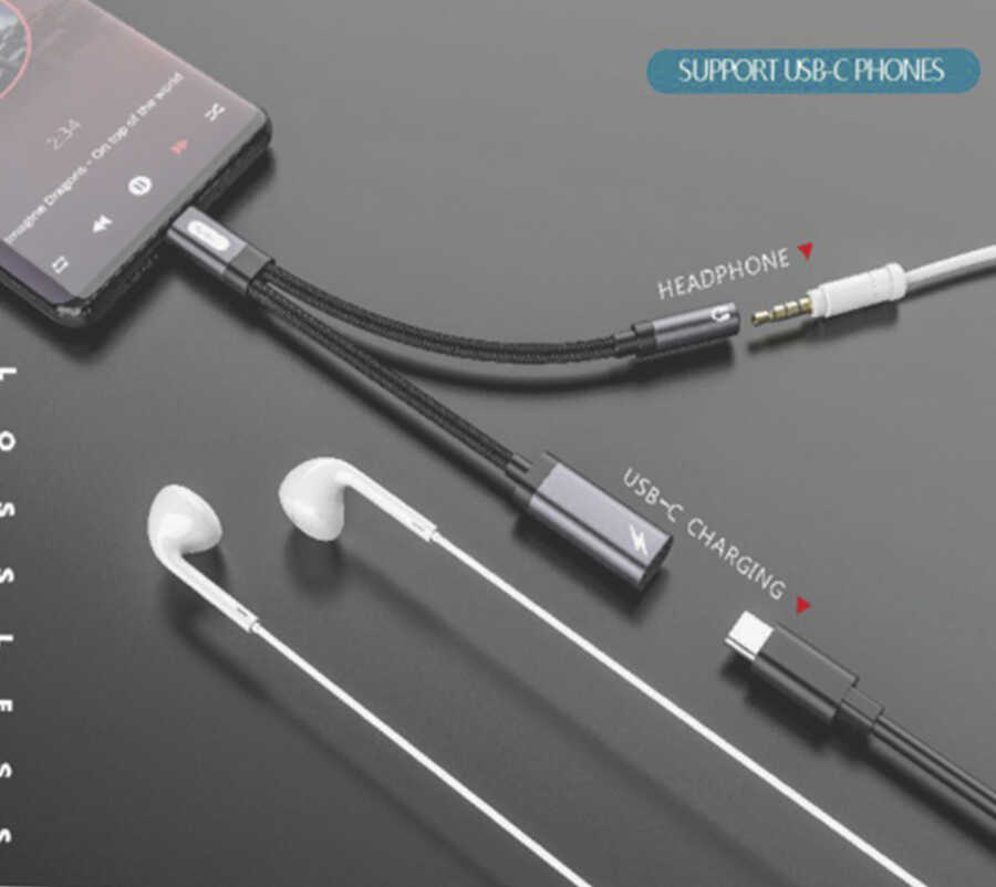Go Des GD-UC312 Type-C To 3.5mm Dönüştürücü - 1