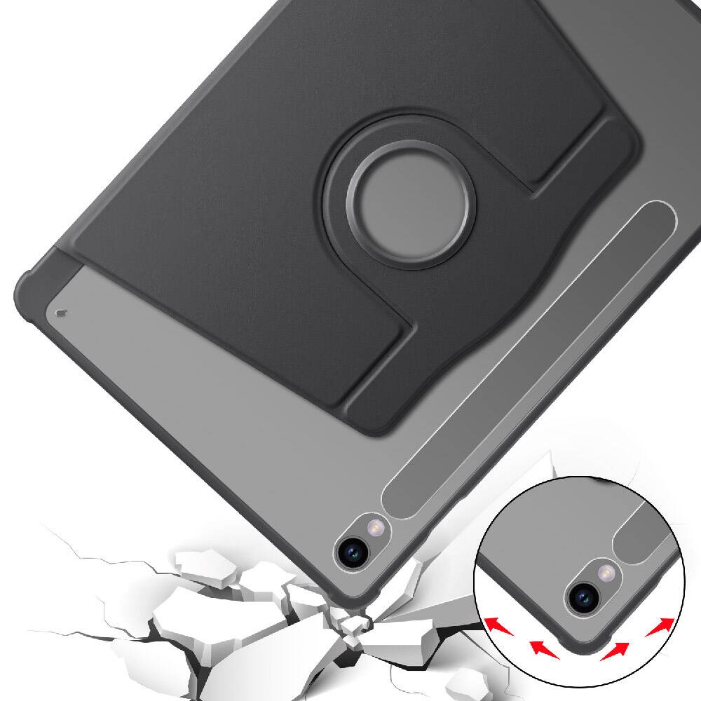 Samsung Galaxy Tab S9 Uyumlu Kılıf Zore Termik Kalem Bölmeli Dönebilen Standlı Kılıf - 35