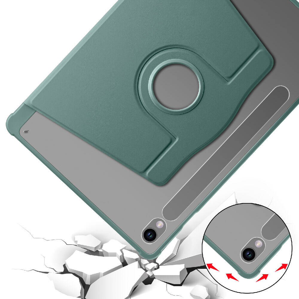 Samsung Galaxy Tab S9 Uyumlu Kılıf Zore Termik Kalem Bölmeli Dönebilen Standlı Kılıf - 37