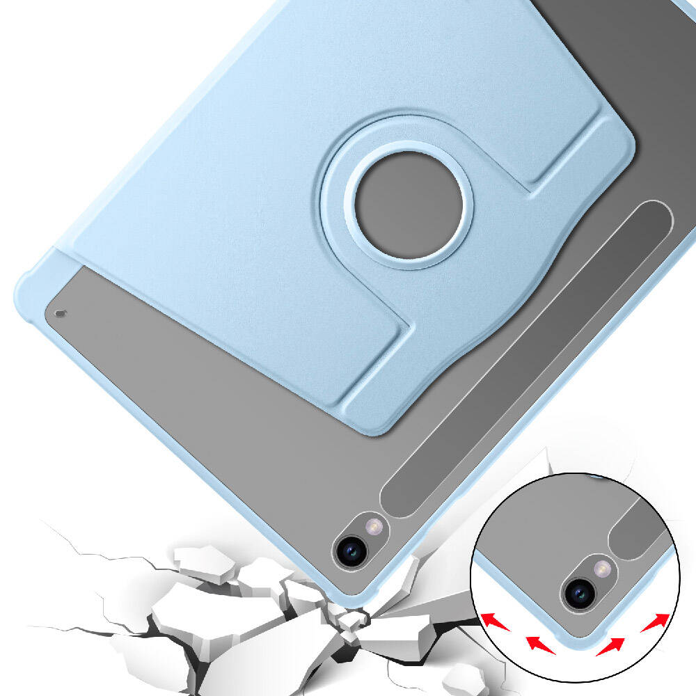 Samsung Galaxy Tab S9 Uyumlu Kılıf Zore Termik Kalem Bölmeli Dönebilen Standlı Kılıf - 38