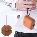 Apple Airpods Pro Uyumlu Kılıf Wiwu Calfskin Kılıf - 5