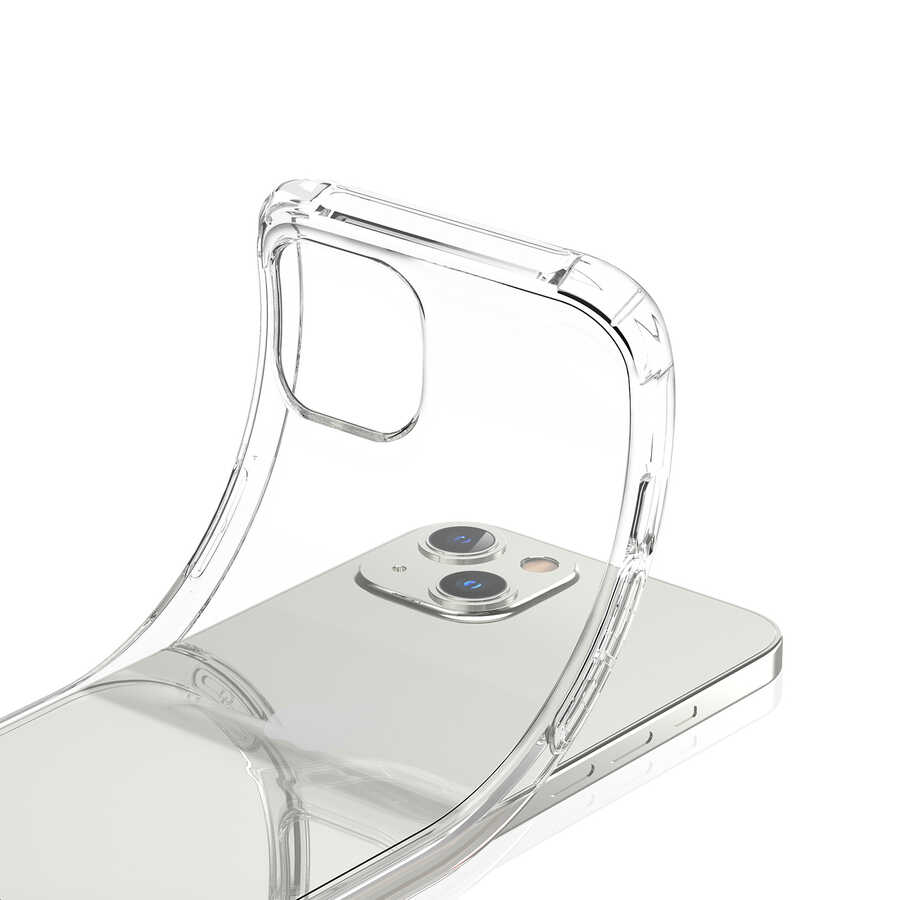 Apple iPhone 13 Uyumlu Kılıf Kajsa Transparent Kapak - 3