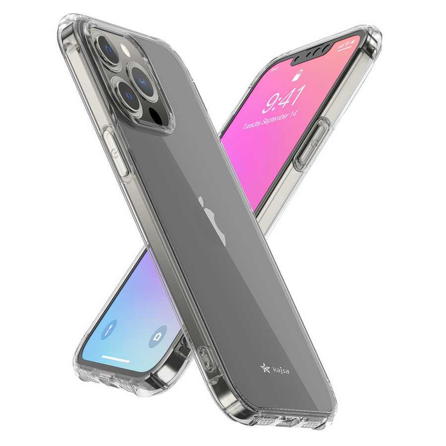 Apple iPhone 13 Pro Max Uyumlu Kılıf Kajsa Transparent Kapak - 8