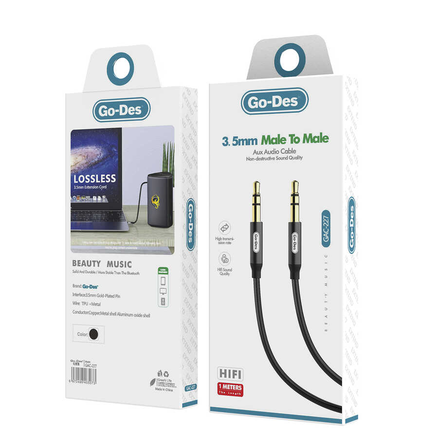 Go Des GAC-227 Aux Audio Kablo - 1
