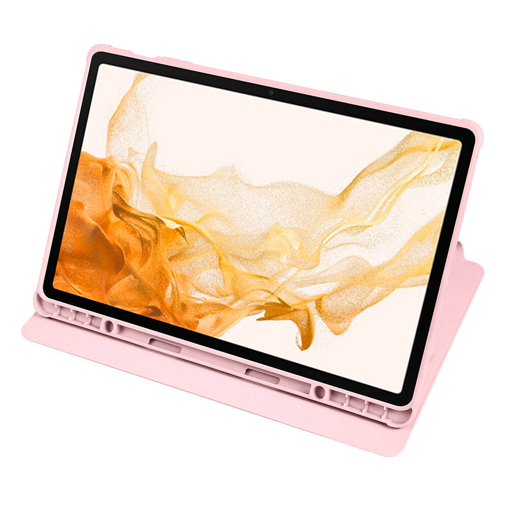 Samsung Galaxy Tab S9 Plus Uyumlu Kılıf Zore Termik Kalem Bölmeli Dönebilen Standlı Kılıf - 10