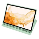 Samsung Galaxy Tab S9 Plus Uyumlu Kılıf Zore Termik Kalem Bölmeli Dönebilen Standlı Kılıf - 12