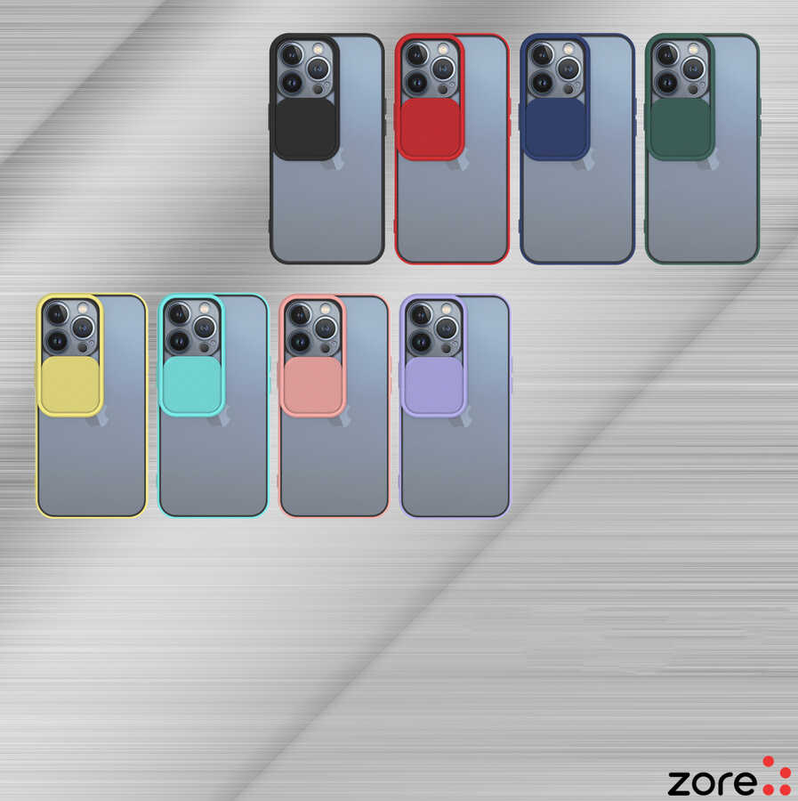 Apple iPhone 13 Pro Uyumlu Kılıf Zore Lensi Kapak - 1