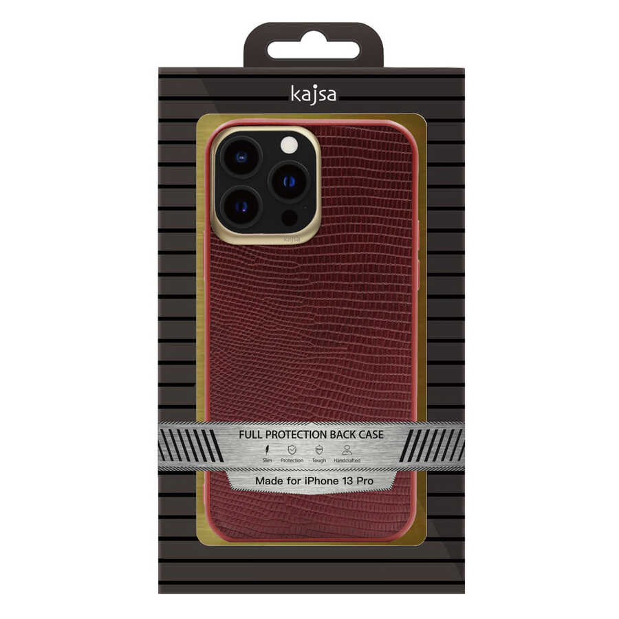 Apple iPhone 13 Pro Max Uyumlu Kılıf ​Kajsa Preppie Collection Pu Deri Kapak - 2